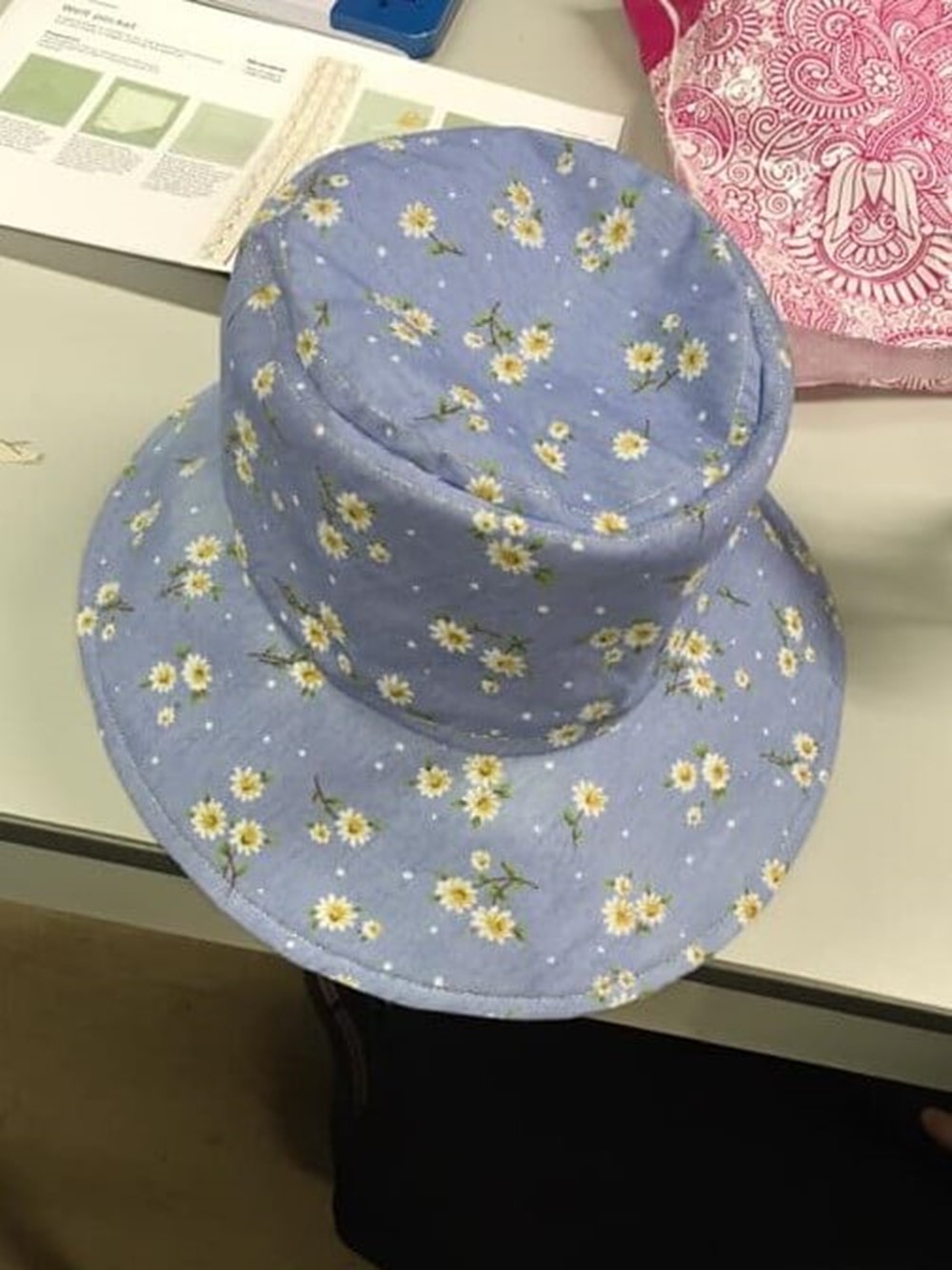 Floral bucket hat