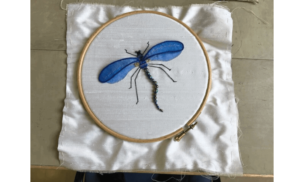 Dragonfly embroidery