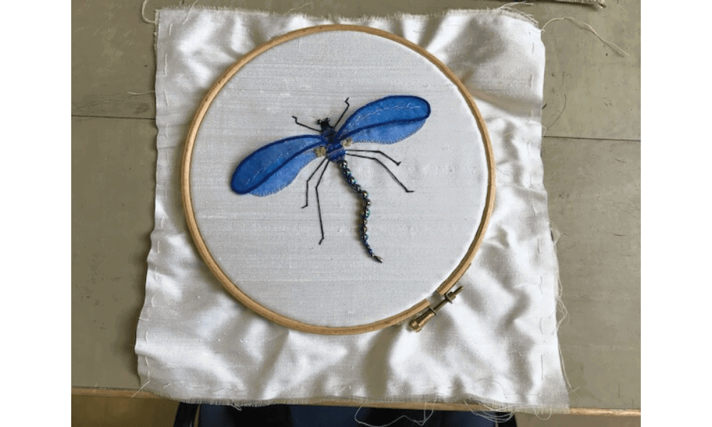 Dragonfly embroidery