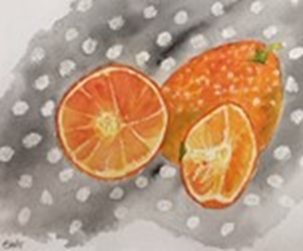 Painting of orange