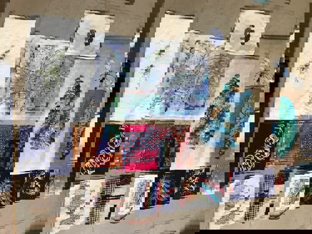 Selection of textiles