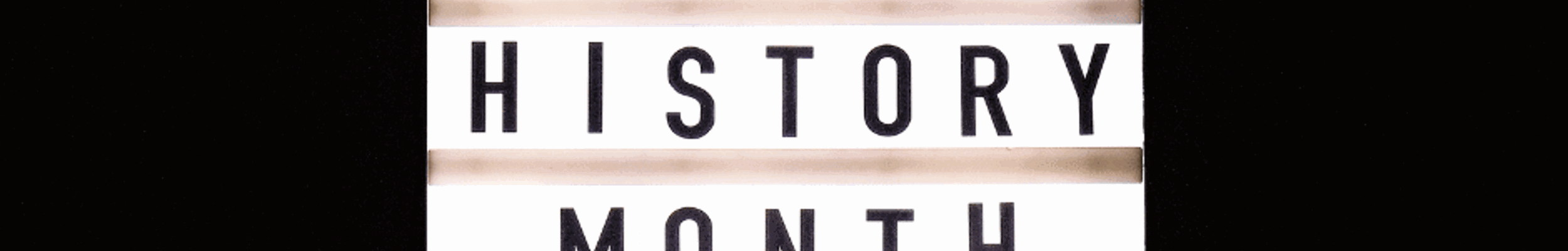 Black History Month light