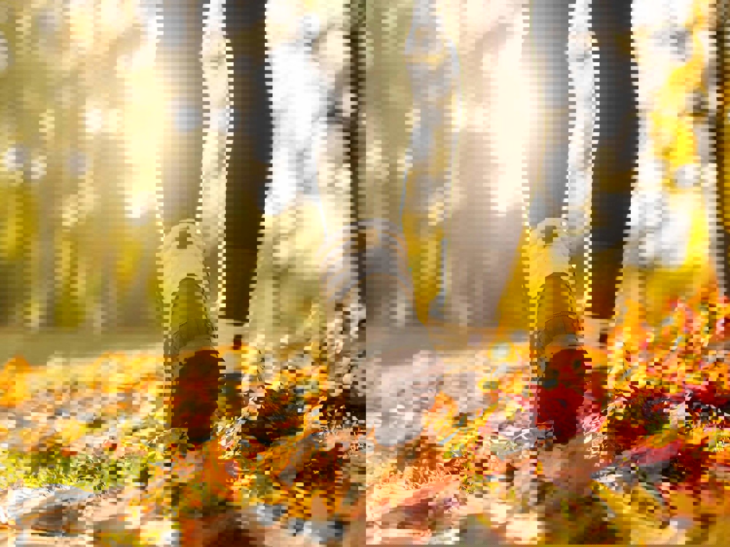 Person walking outside