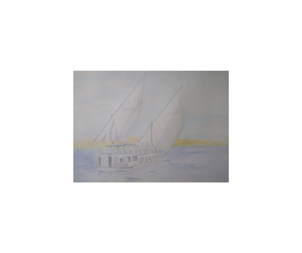 Drawing of boat