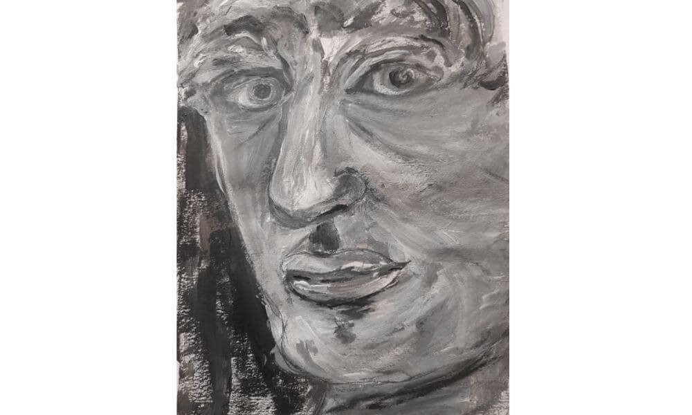Drawing of face
