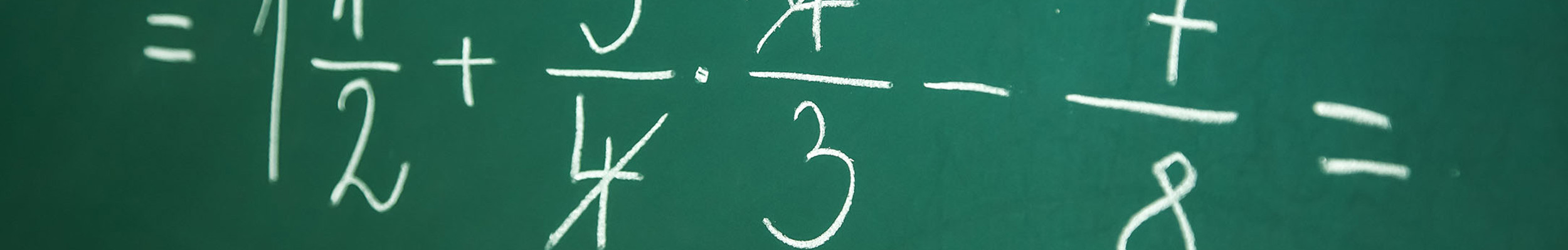 Mathematical equation on board