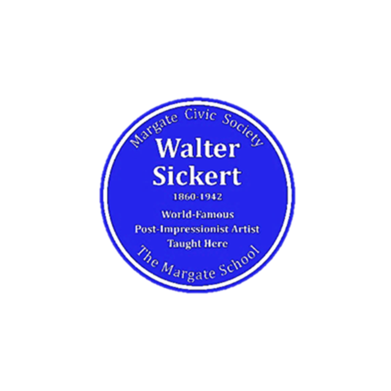 Blue Plaque Sickert
