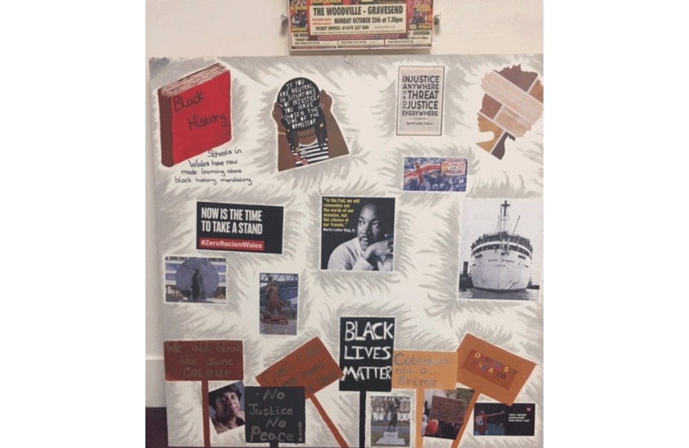 Black lives matter display