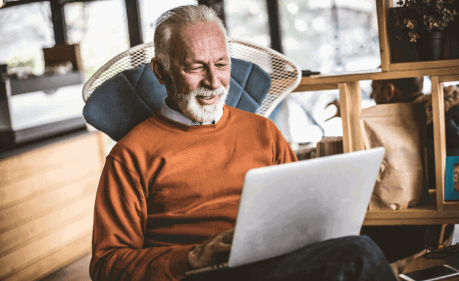 Man on laptop 