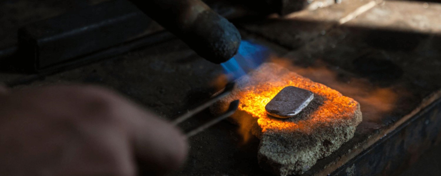 Soldering silver