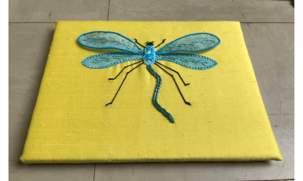 Dragonfly embroidery