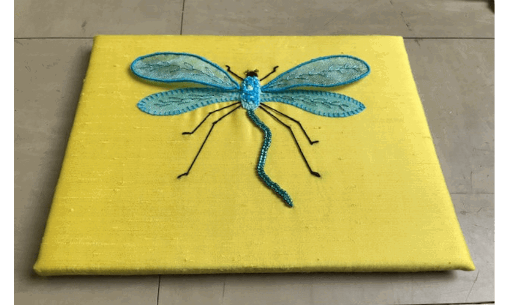 Dragonfly embroidery