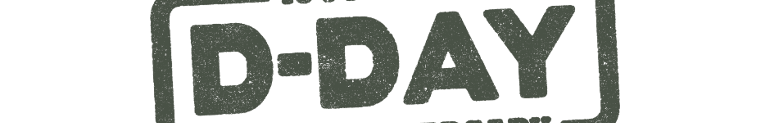 D-Day anniversary logo