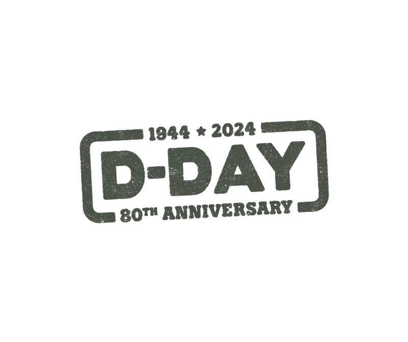 D-Day anniversary logo