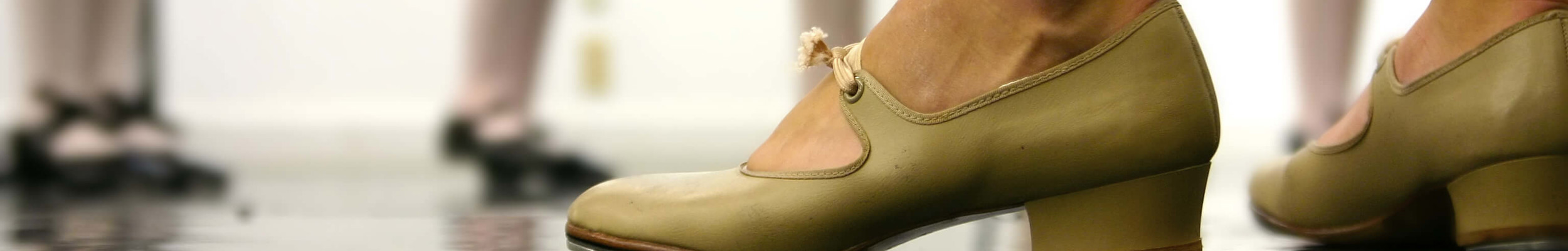 Close up of a woman's shoe