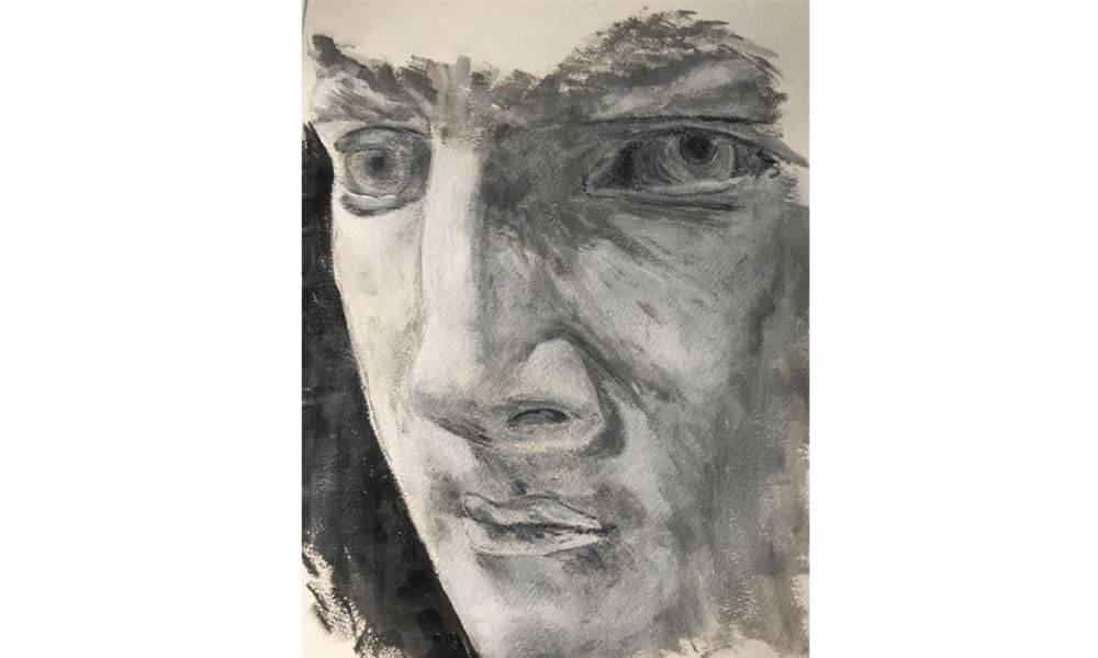Drawing of face