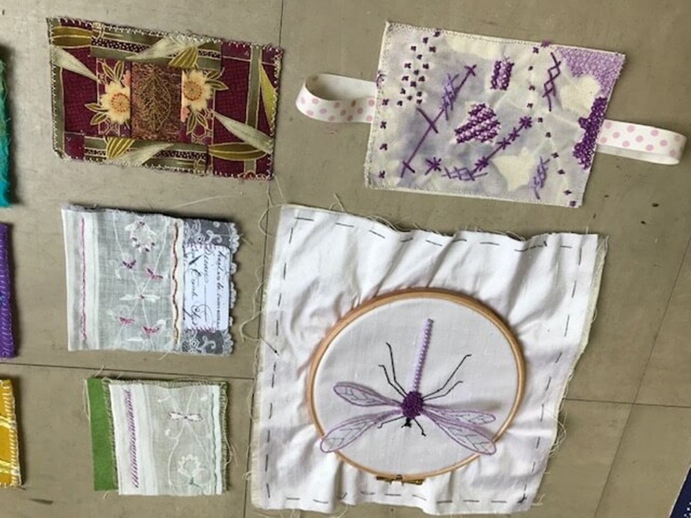 Selection of textile art