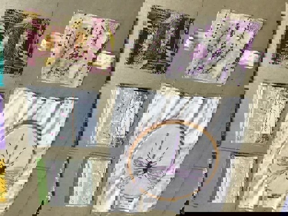 Selection of textile art