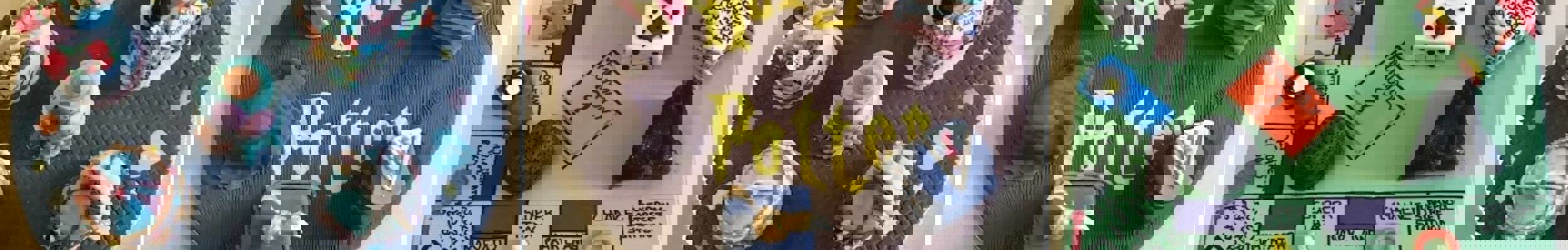 Selection of 3 cakes decorated by our learners