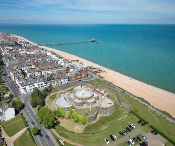 Arial view of Deal