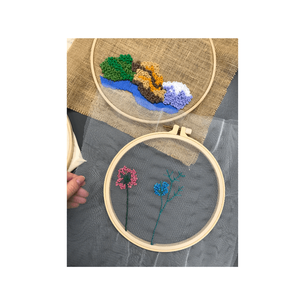 Floral embroidery 