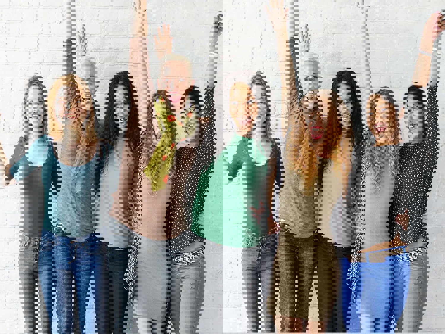 Group of women celebrating