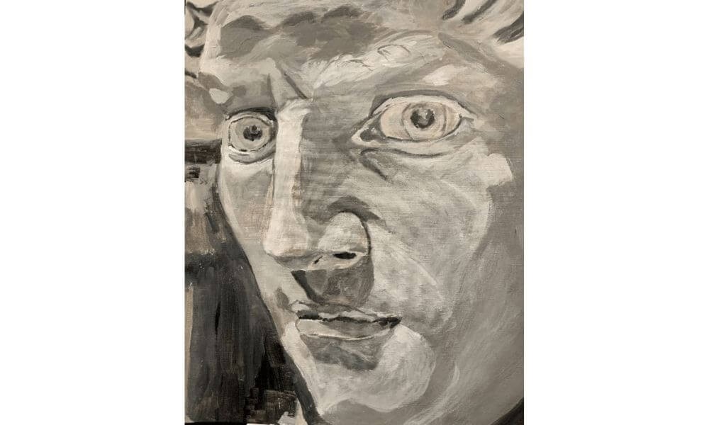 Drawing of face