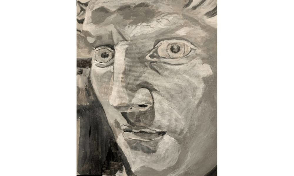 Drawing of face