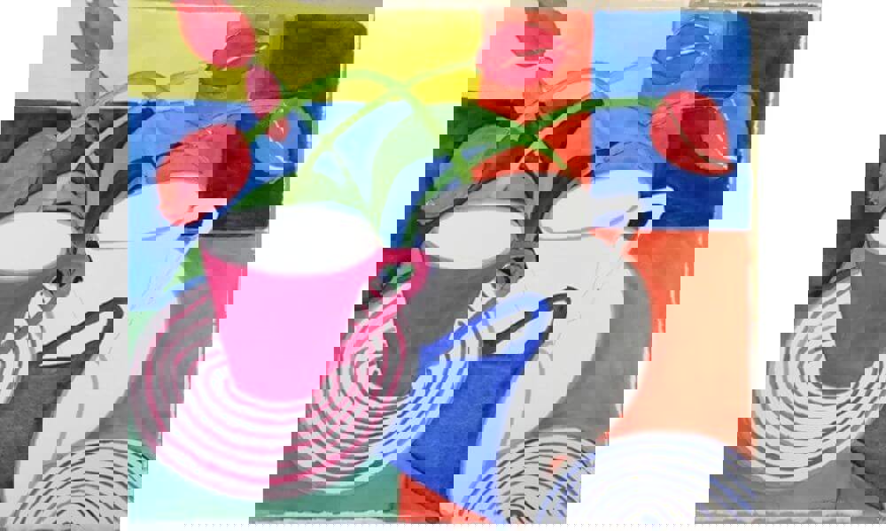 Painting of teacups 