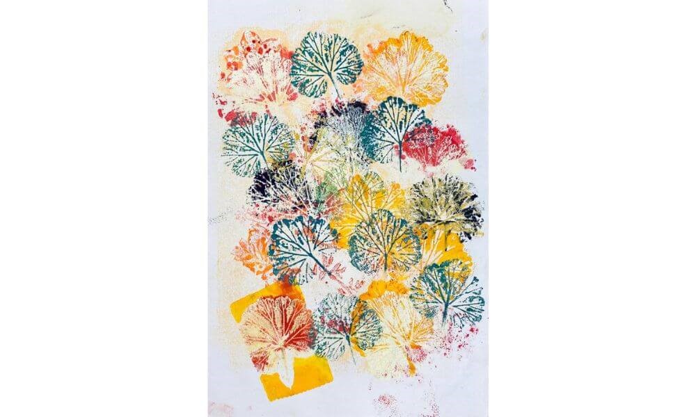Printed leaves