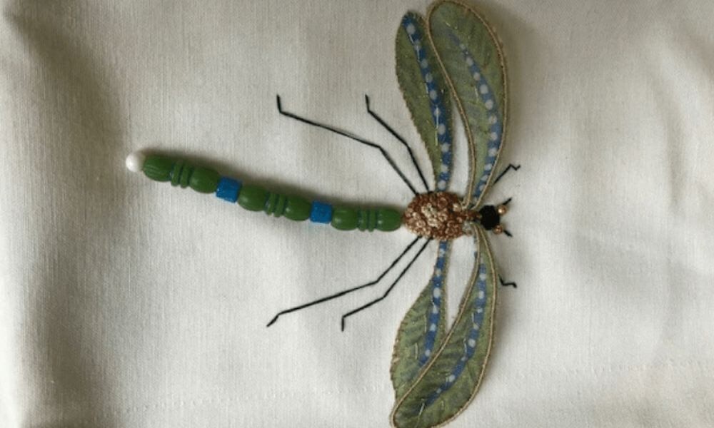 Dragonfly embroidery