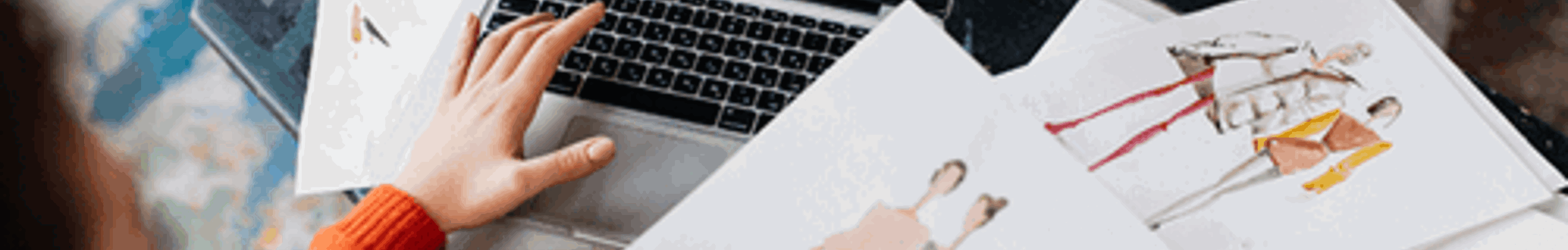 Drawing of clothes designs