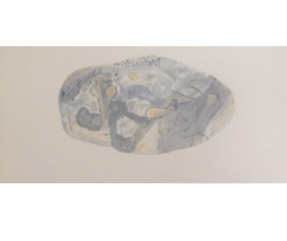 Drawing of rock