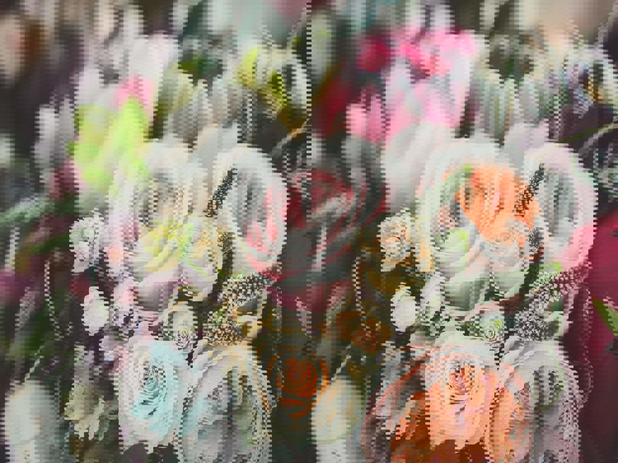 A bouquet of flowers