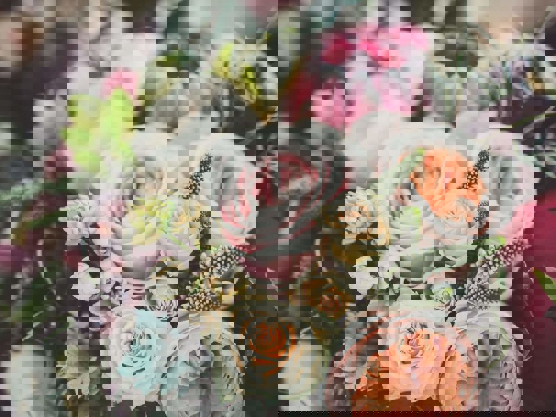 A bouquet of flowers