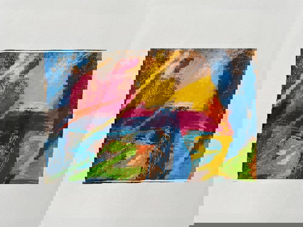 Colourful abstract painting