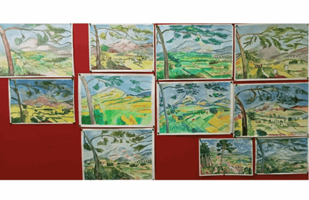 Selection of landscape drawings