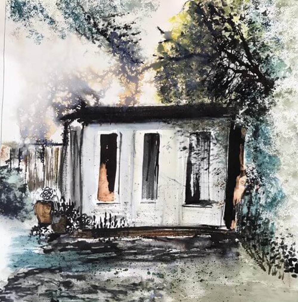 Painting of shed
