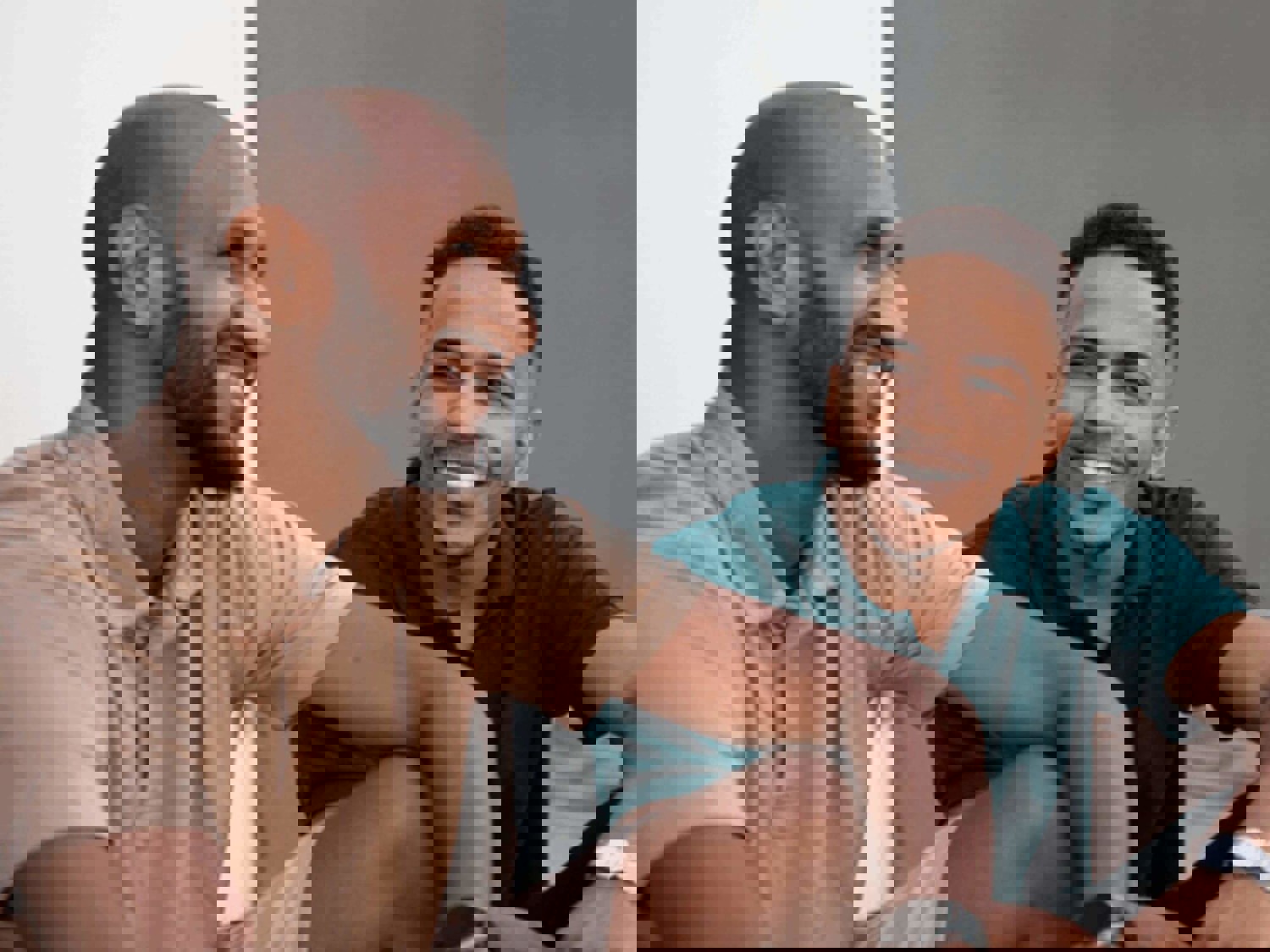 Men talking
