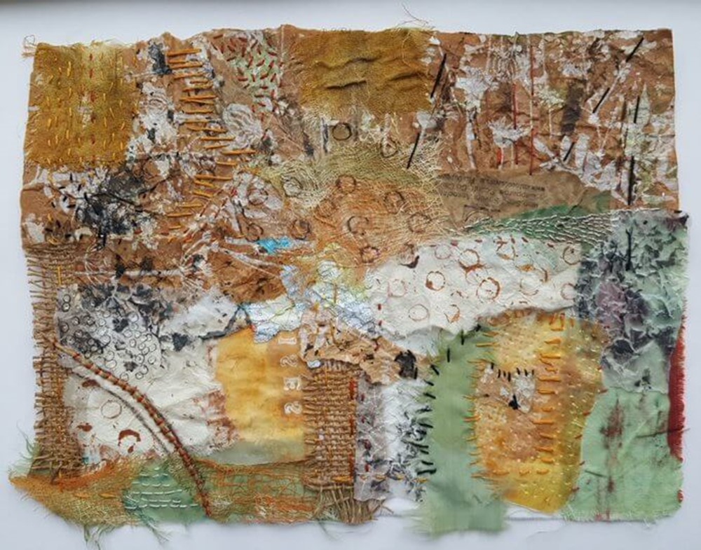 Learner work from a Mixed Media course