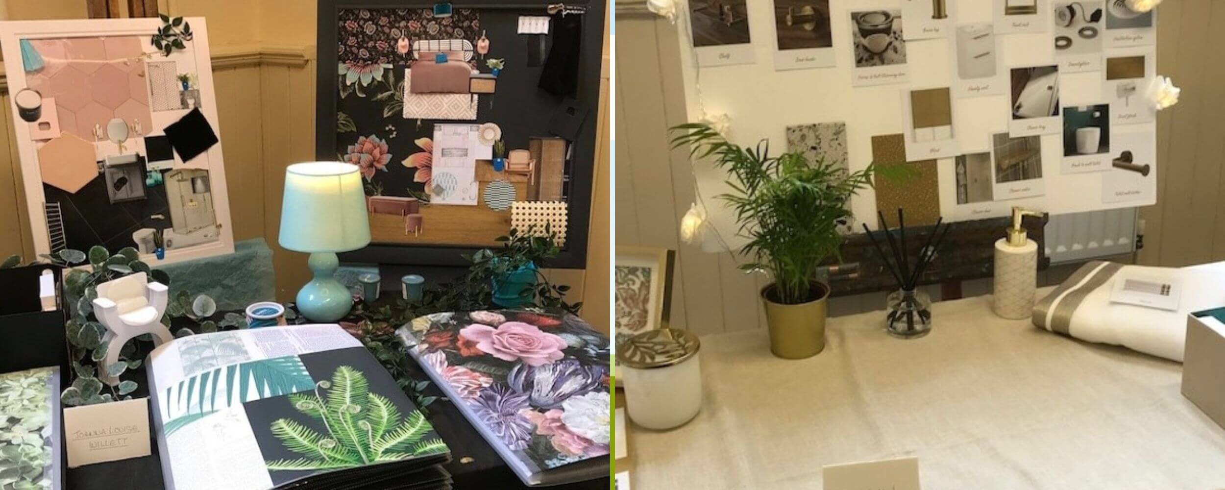 Interior Design displays by our learners