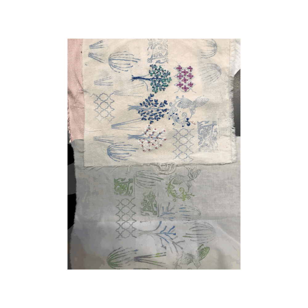 Floral embroidery 