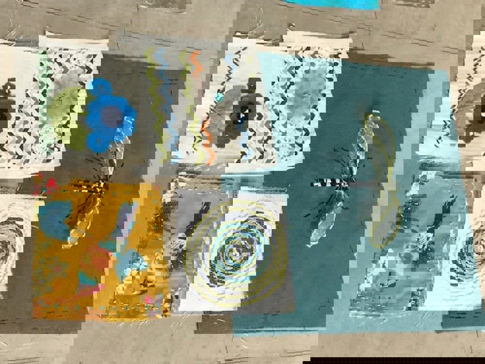 Selection of textile art