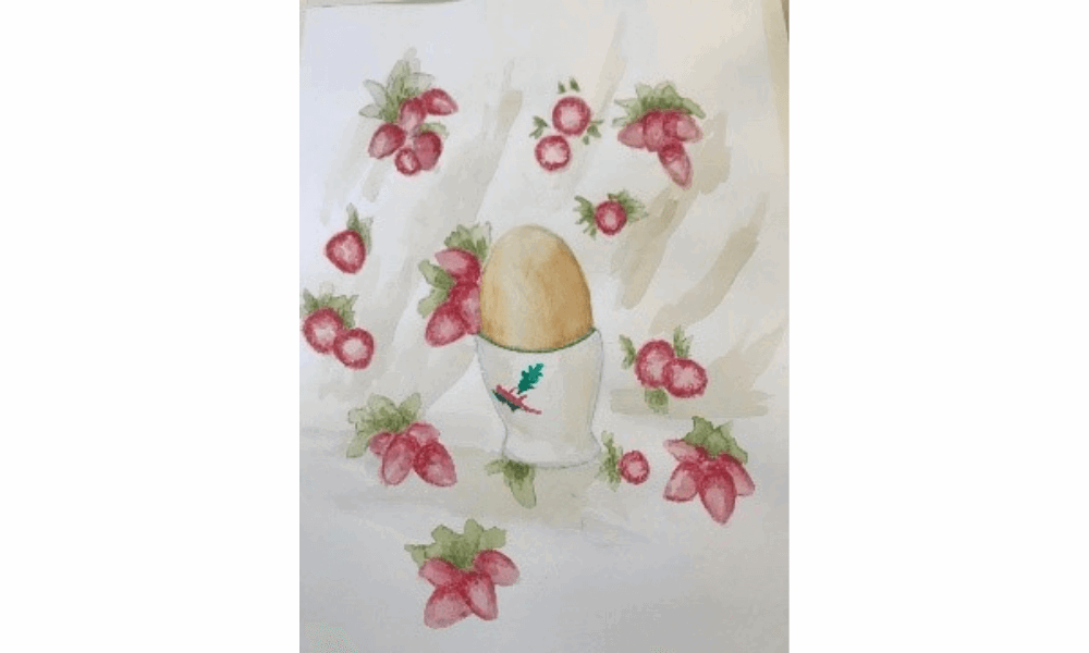 Painting of egg