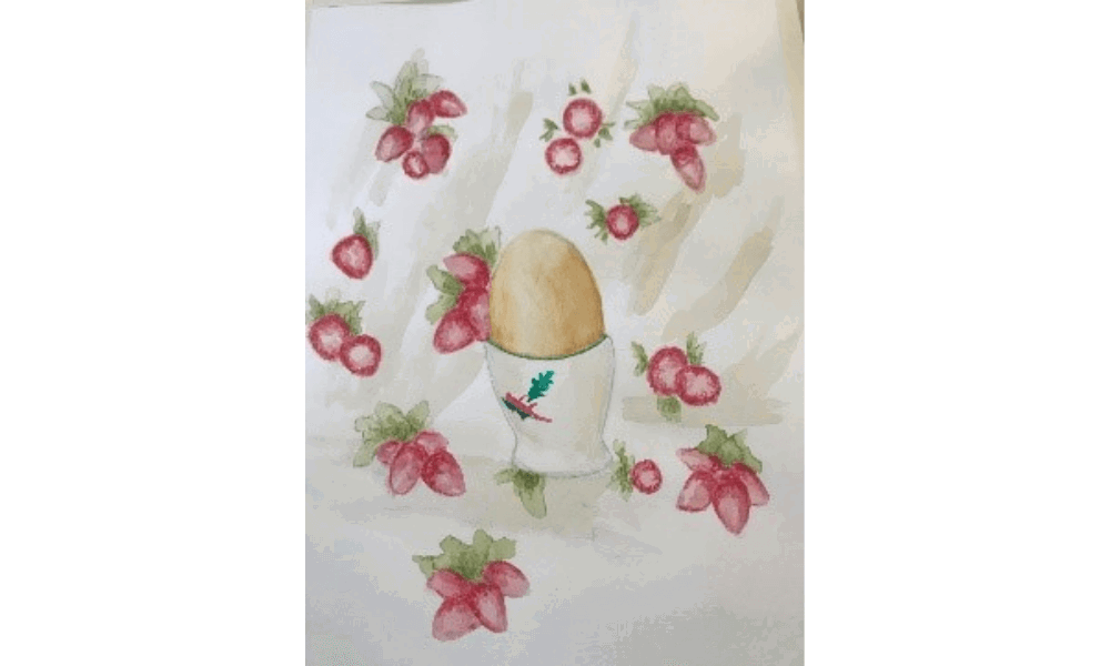 Painting of egg