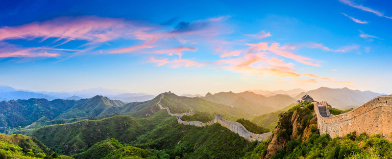 Great Wall of China landscape