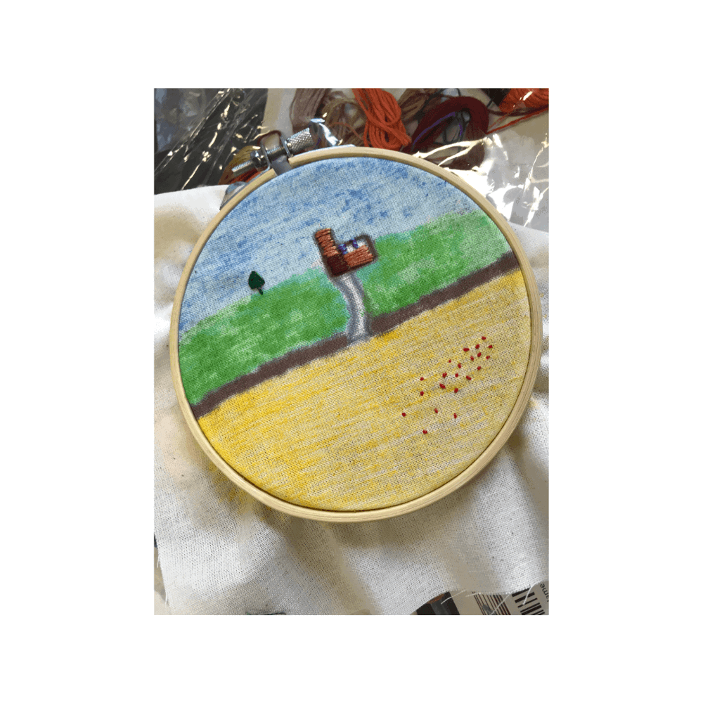 Landscape embroidery 