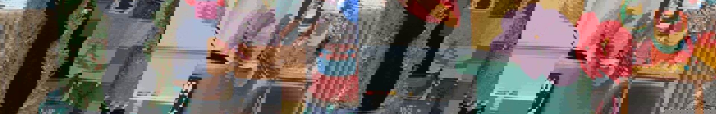 Carnival themed cakes at exhibition