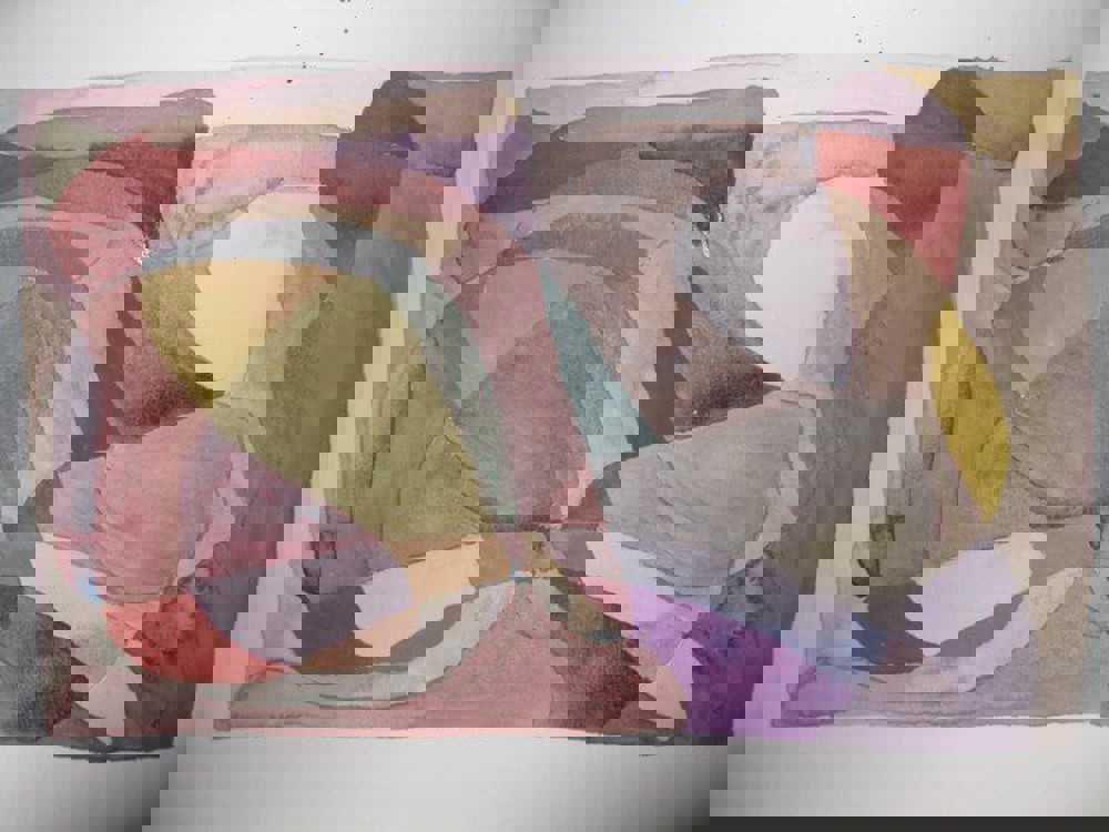 Painting of coloured shapes