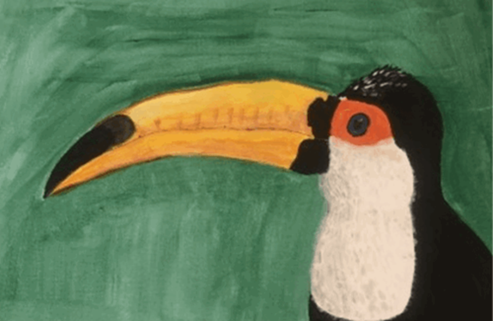 Painting of Toucan